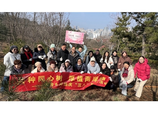 “植此春櫻，不負春光”青島市臺協婦聯會2026年植樹節主題活動采風